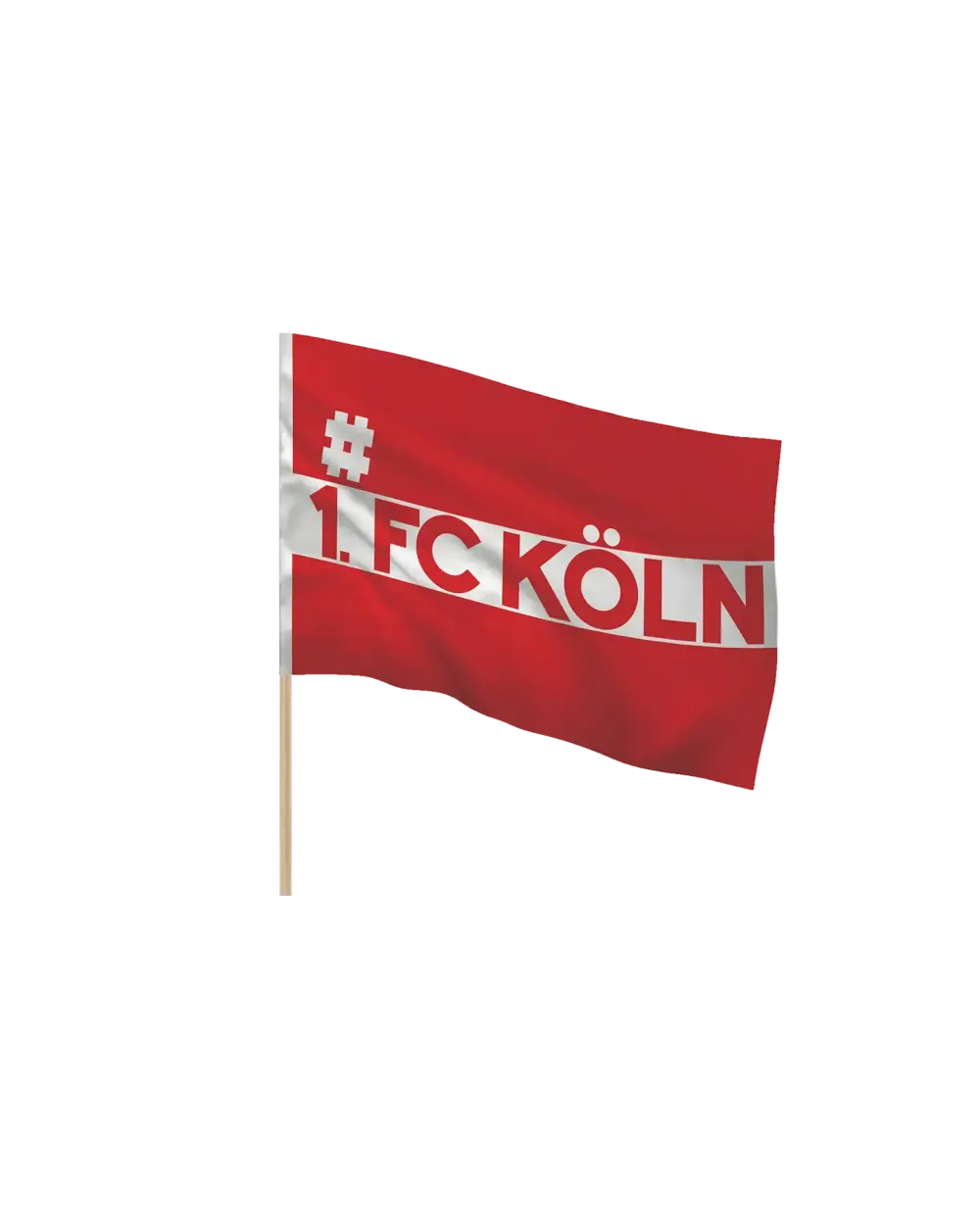 Fahne mit Vereinsmotiv